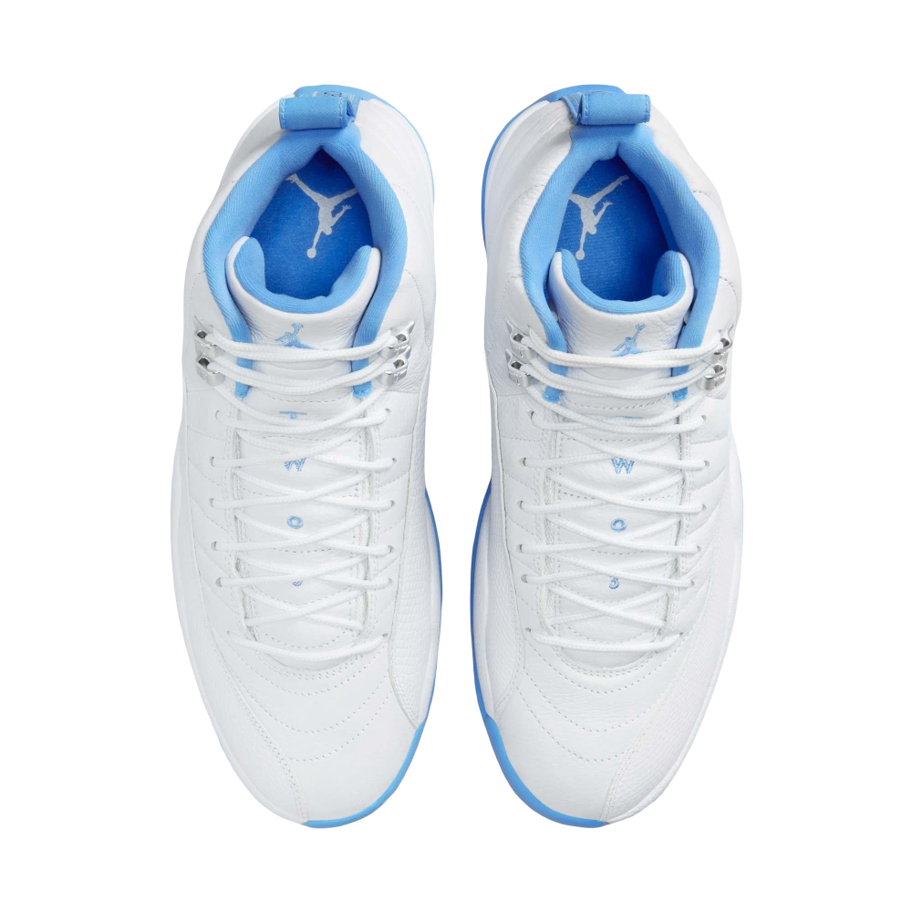 (Men's) Air Jordan 12 Retro "Melo / UNC University Blue" (2025) [CT8013-112] Sneakers in Blue | FOOT NINJAS {4}