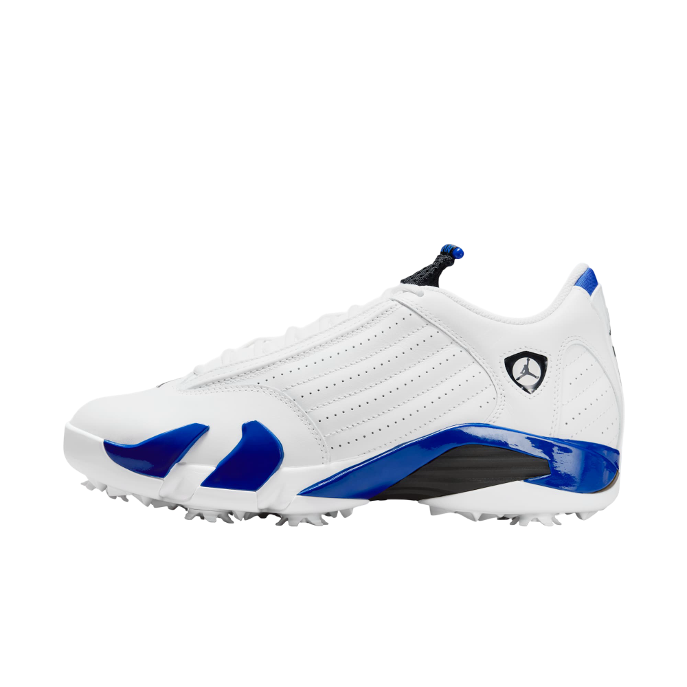 (Men's) Air Jordan 14 Low Retro Golf "Hyper Royal" (2025) [HJ7710-101] Sneakers in Blue | FOOT NINJAS {1}