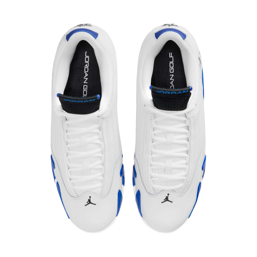 (Men's) Air Jordan 14 Low Retro Golf "Hyper Royal" (2025) [HJ7710-101] Sneakers in Blue | FOOT NINJAS {4}