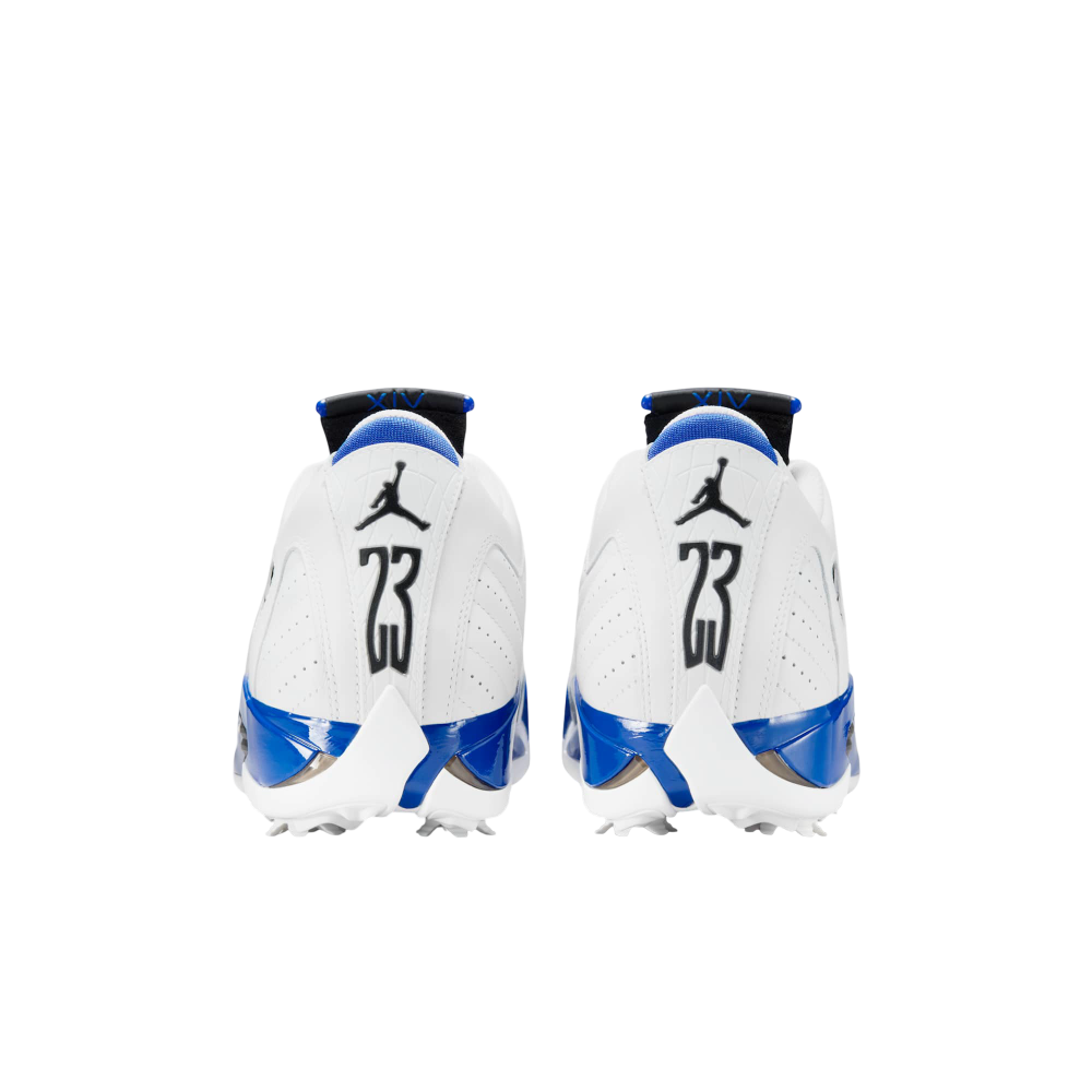 (Men's) Air Jordan 14 Low Retro Golf "Hyper Royal" (2025) [HJ7710-101] Sneakers in Blue | FOOT NINJAS {5}