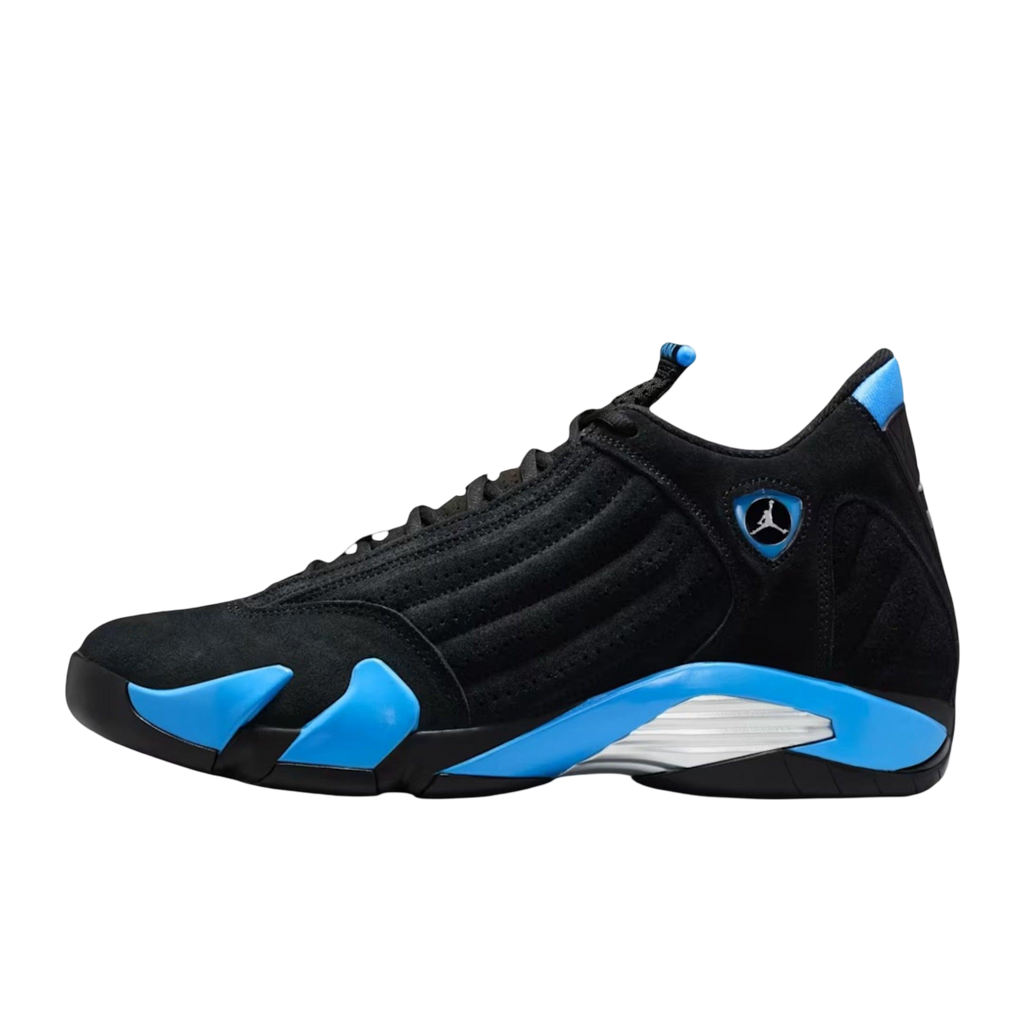 (Men's) Air Jordan 14 Retro "Black / UNC University Blue" (2026) [487471-007] Sneakers in Black | FOOT NINJAS {1}