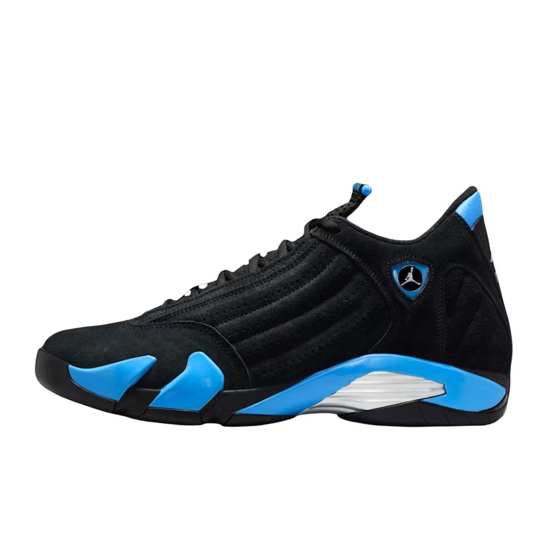 (Men's) Air Jordan 14 Retro "Black / UNC University Blue" (2026) [487471-007] Sneakers in Black | FOOT NINJAS {1}
