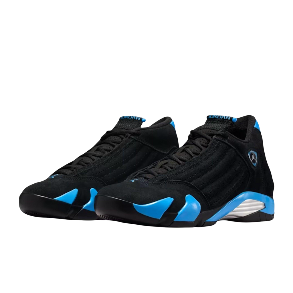 (Men's) Air Jordan 14 Retro "Black / UNC University Blue" (2026) [487471-007] Sneakers in Black | FOOT NINJAS {3}
