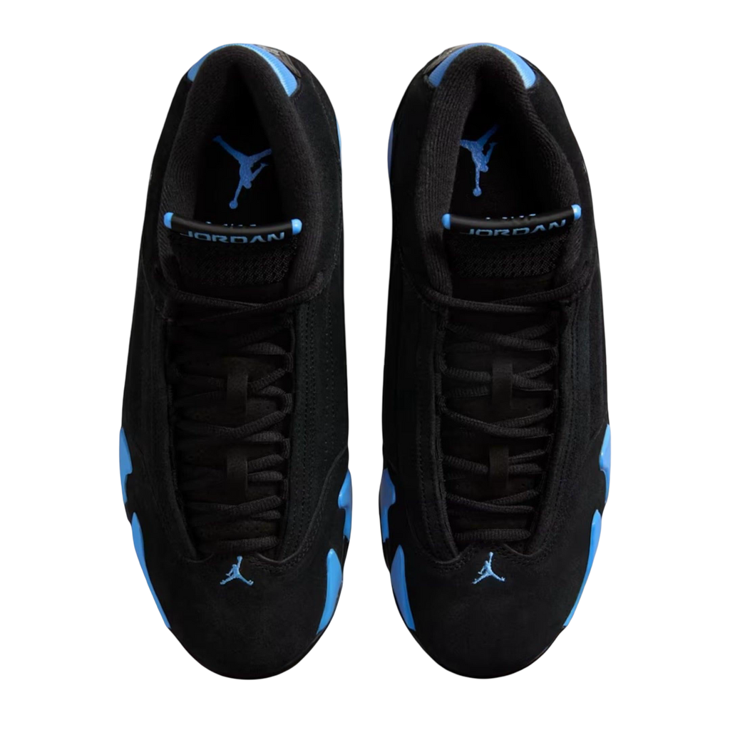 (Men's) Air Jordan 14 Retro "Black / UNC University Blue" (2026) [487471-007] Sneakers in Black | FOOT NINJAS {4}