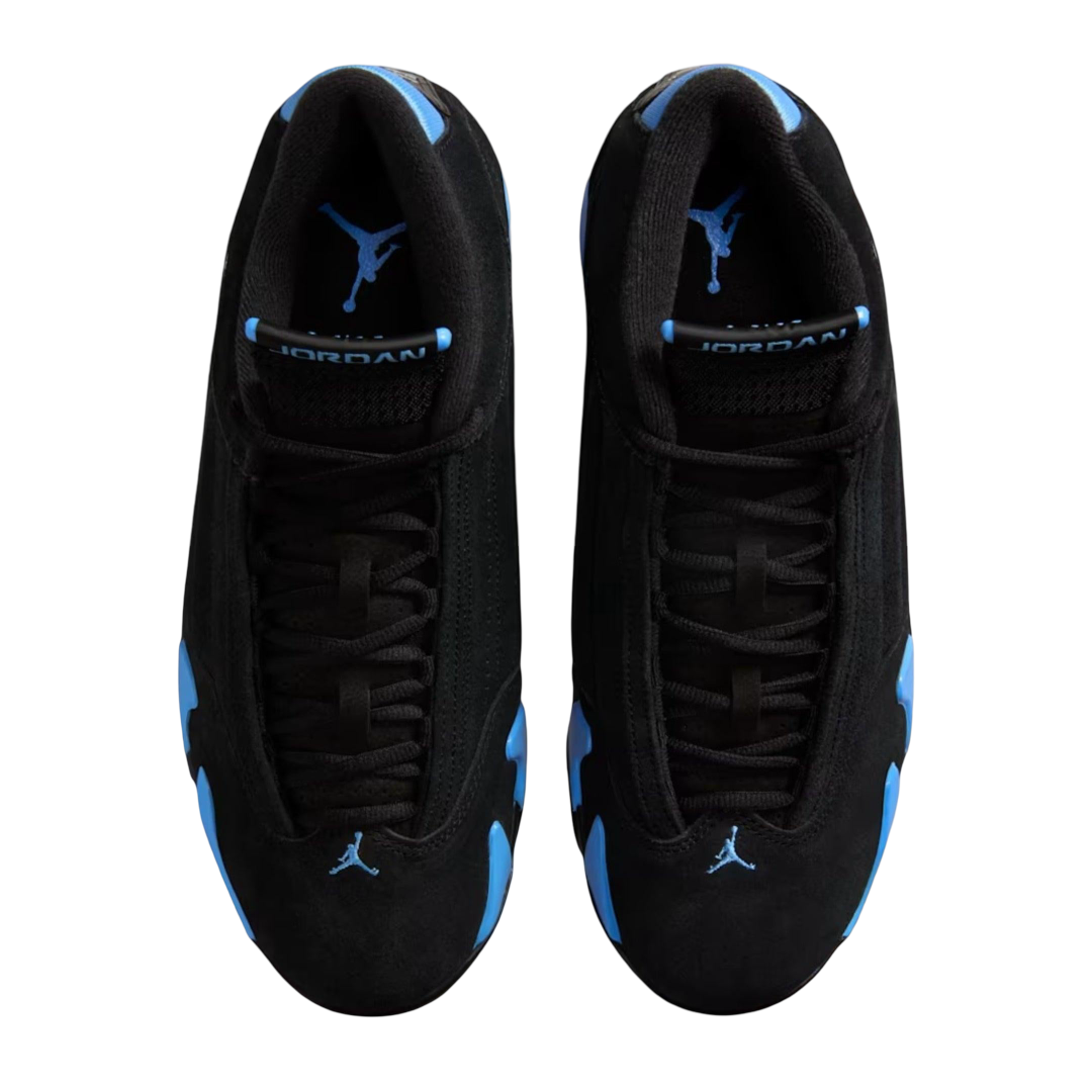 (Men's) Air Jordan 14 Retro "Black / UNC University Blue" (2026) [487471-007] Sneakers in Black | FOOT NINJAS {4}