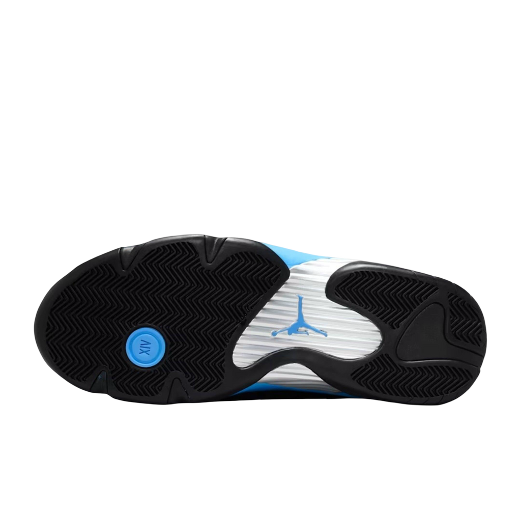 (Men's) Air Jordan 14 Retro "Black / UNC University Blue" (2026) [487471-007] Sneakers in Black | FOOT NINJAS {6}