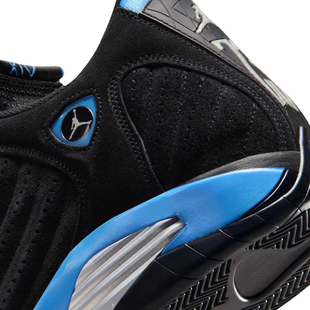 (Men's) Air Jordan 14 Retro "Black / UNC University Blue" (2026) [487471-007] Sneakers in Black | FOOT NINJAS {8}
