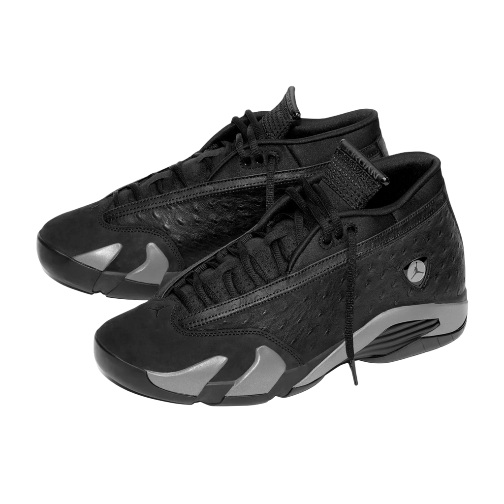 (Men's) Air Jordan 14 Retro Low "Black Animal Pack / Ostrich" (2026) [IZ3884-001] Sneakers in Black | FOOT NINJAS {2}