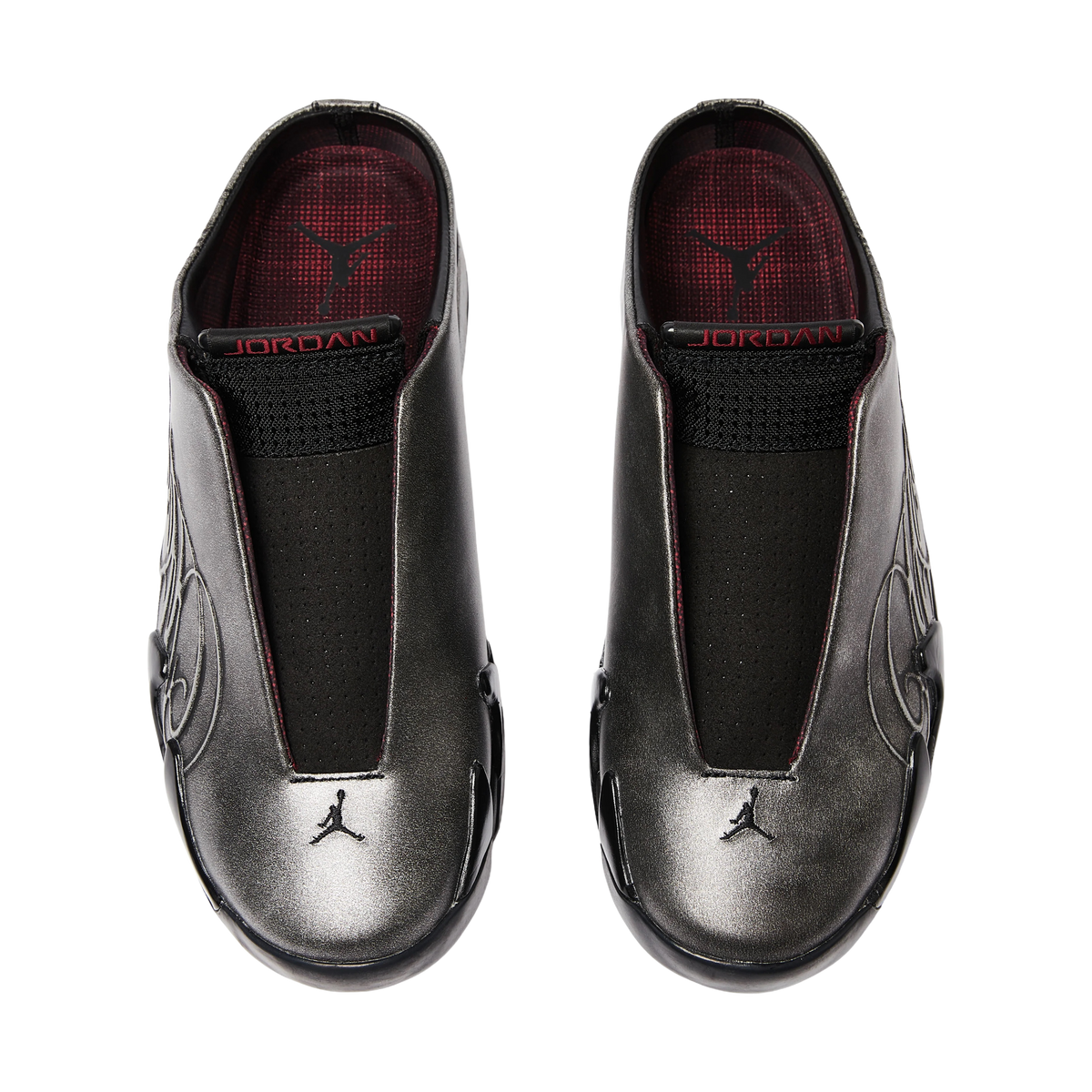 (Men's) Air Jordan 14 Retro Mule x MOWALOLA "Metallic Silver" (2026) [IR0908-001] Sneakers in Grey | FOOT NINJAS {5}
