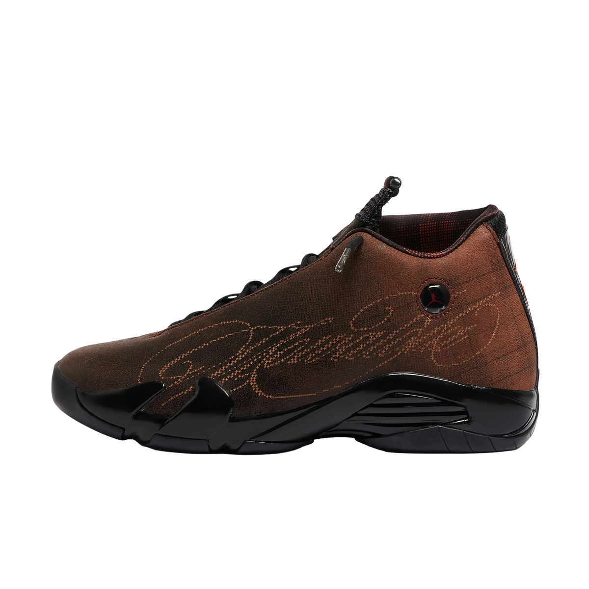 (Men's) Air Jordan 14 Retro x MOWALOLA "Metallic Gold" (2026) [IQ5708-001] Sneakers in Brown | FOOT NINJAS {1}
