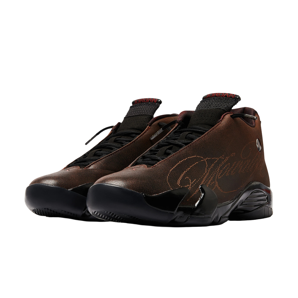 (Men's) Air Jordan 14 Retro x MOWALOLA "Metallic Gold" (2026) [IQ5708-001] Sneakers in Brown | FOOT NINJAS {3}
