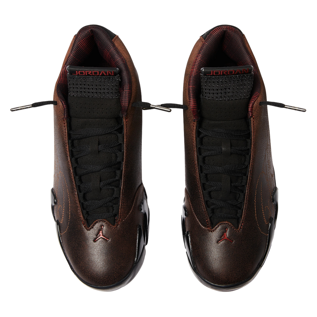 (Men's) Air Jordan 14 Retro x MOWALOLA "Metallic Gold" (2026) [IQ5708-001] Sneakers in Brown | FOOT NINJAS {5}