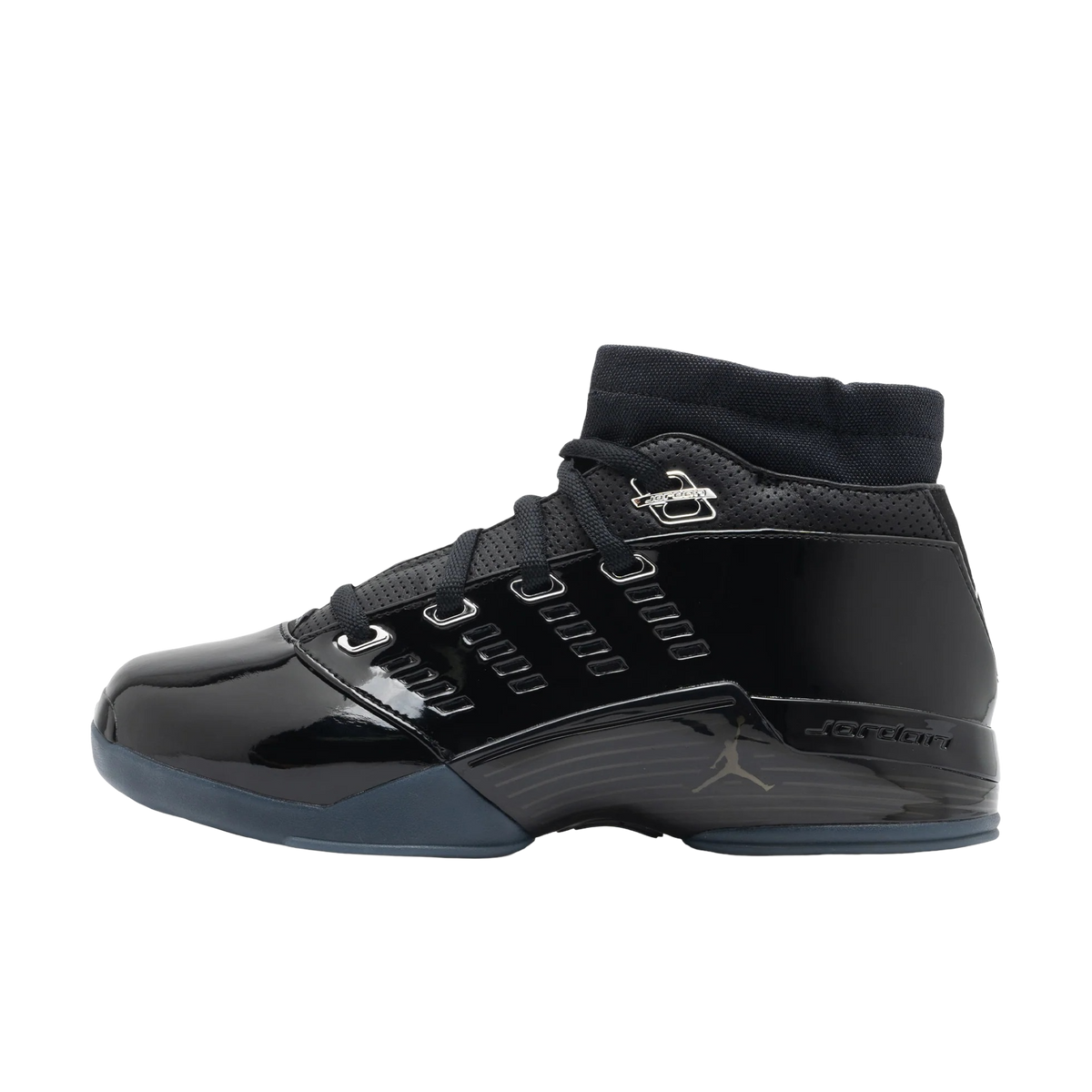 (Men's) Air Jordan 17 Retro Low "Black Patent" (2026) [IV7640-001] Sneakers in Black | FOOT NINJAS {1}
