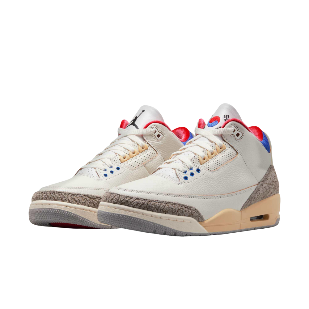 (Men's) Air Jordan 3 Retro OG SP "Seoul / South Korea 2.0" (2025) [IB1482-100] Sneakers in Beige | FOOT NINJAS {3}