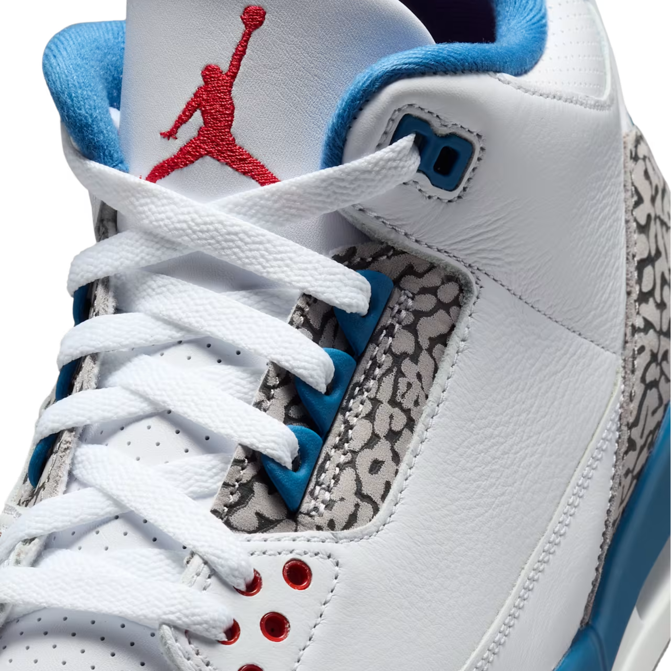(Men's) Air Jordan 3 Retro OG "True Blue" (2026) [IF4396-102] Sneakers in White | FOOT NINJAS [7]