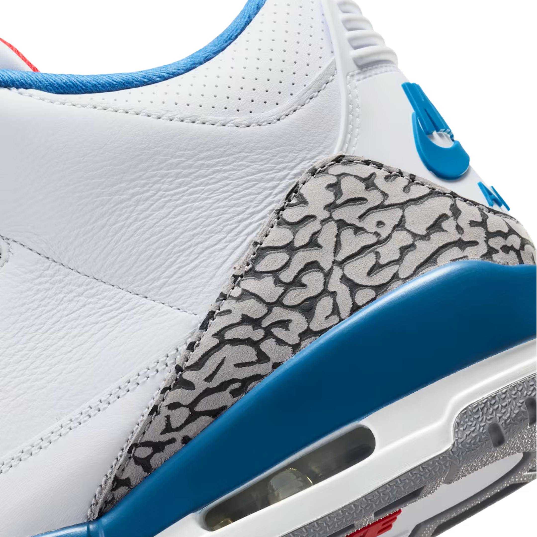 (Men's) Air Jordan 3 Retro OG "True Blue" (2026) [IF4396-102] Sneakers in White | FOOT NINJAS [8]