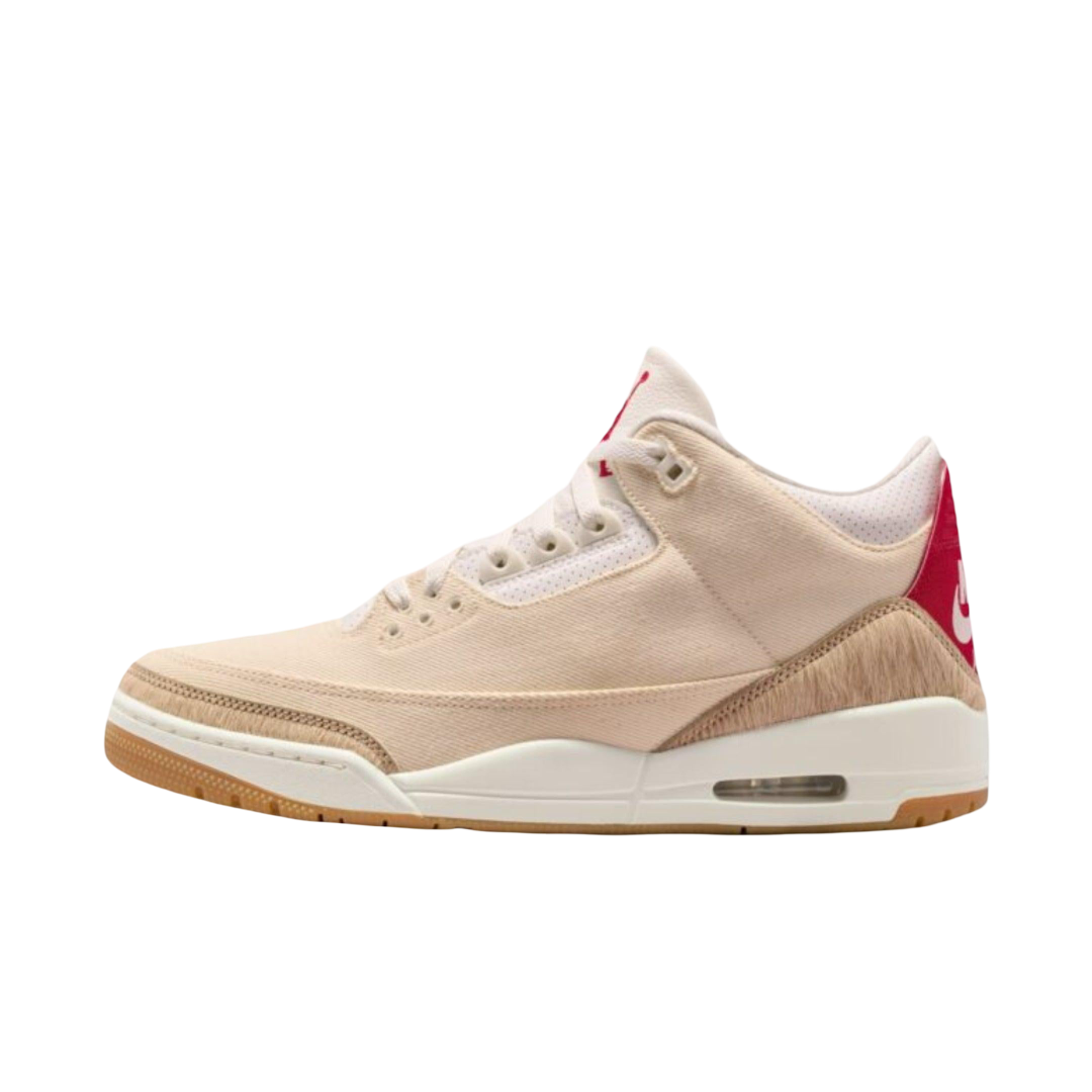 (Men's) Air Jordan 3 Retro x Levi's "CNY Lunar Chinese New Year of the Horse / Sail Denim" (2026) [IR0910-400] Sneakers in Beige | FOOT NINJAS {1}