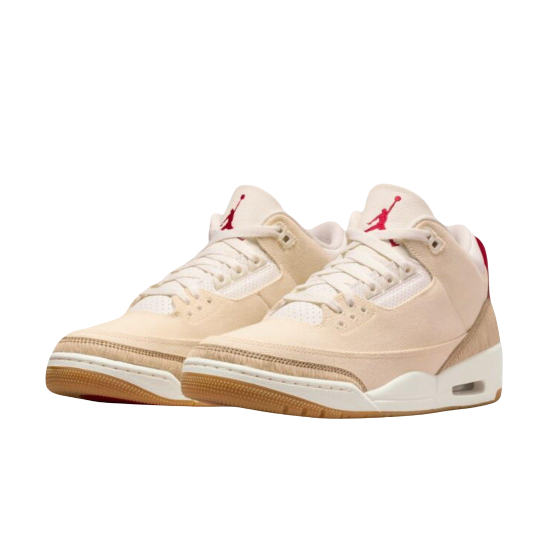 (Men's) Air Jordan 3 Retro x Levi's "CNY Lunar Chinese New Year of the Horse / Sail Denim" (2026) [IR0910-400] Sneakers in Beige | FOOT NINJAS {3}