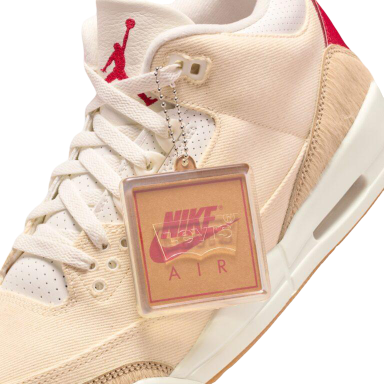 (Men's) Air Jordan 3 Retro x Levi's "CNY Lunar Chinese New Year of the Horse / Sail Denim" (2026) [IR0910-400] Sneakers in Beige | FOOT NINJAS {7}
