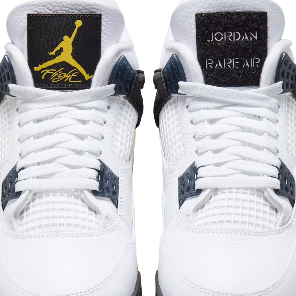 (Men's) Air Jordan 4 Retro "Rare Air / Tour Yellow" (2026) [IO2463-102] Sneakers in White | FOOT NINJAS {5}