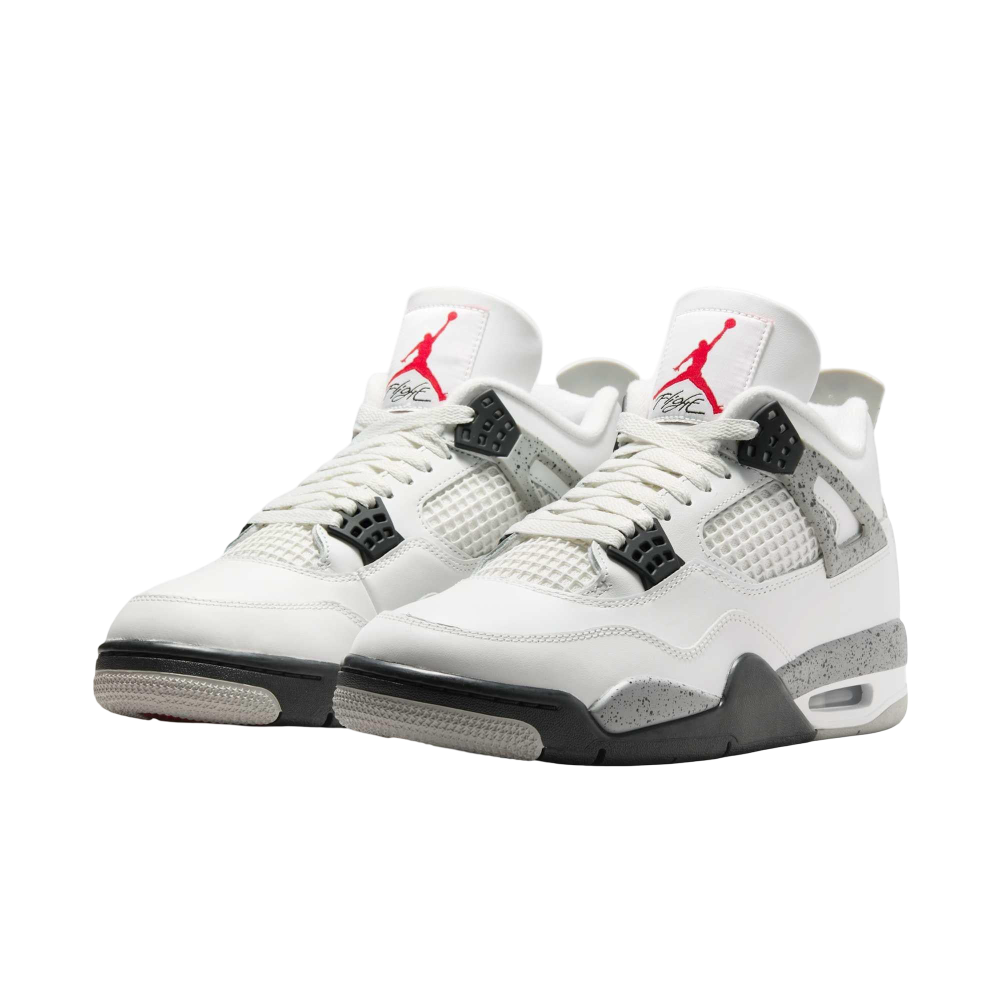 (Men's) Air Jordan 4 Retro "Reimagined White Cement" (2025) [FV5029-100] Sneakers in White | FOOT NINJAS {3}