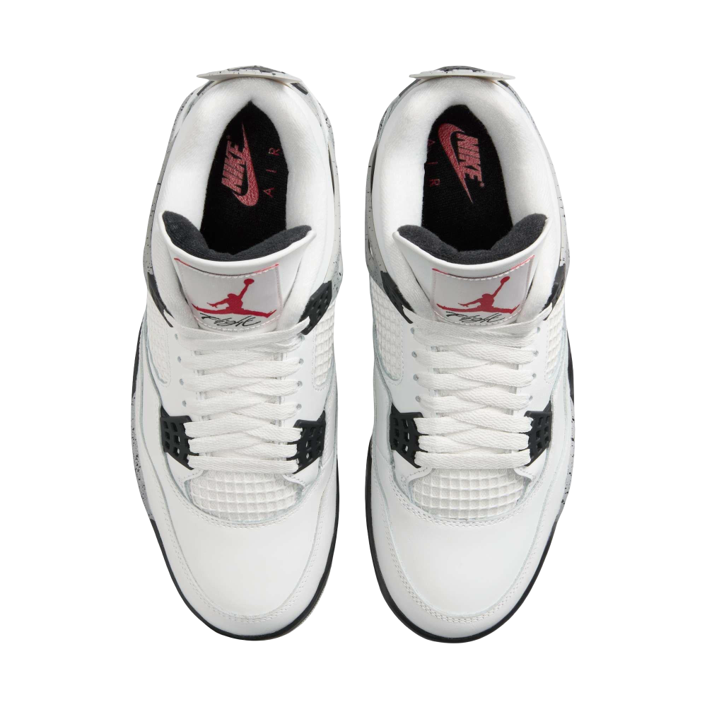 (Men's) Air Jordan 4 Retro "Reimagined White Cement" (2025) [FV5029-100] Sneakers in White | FOOT NINJAS {4}