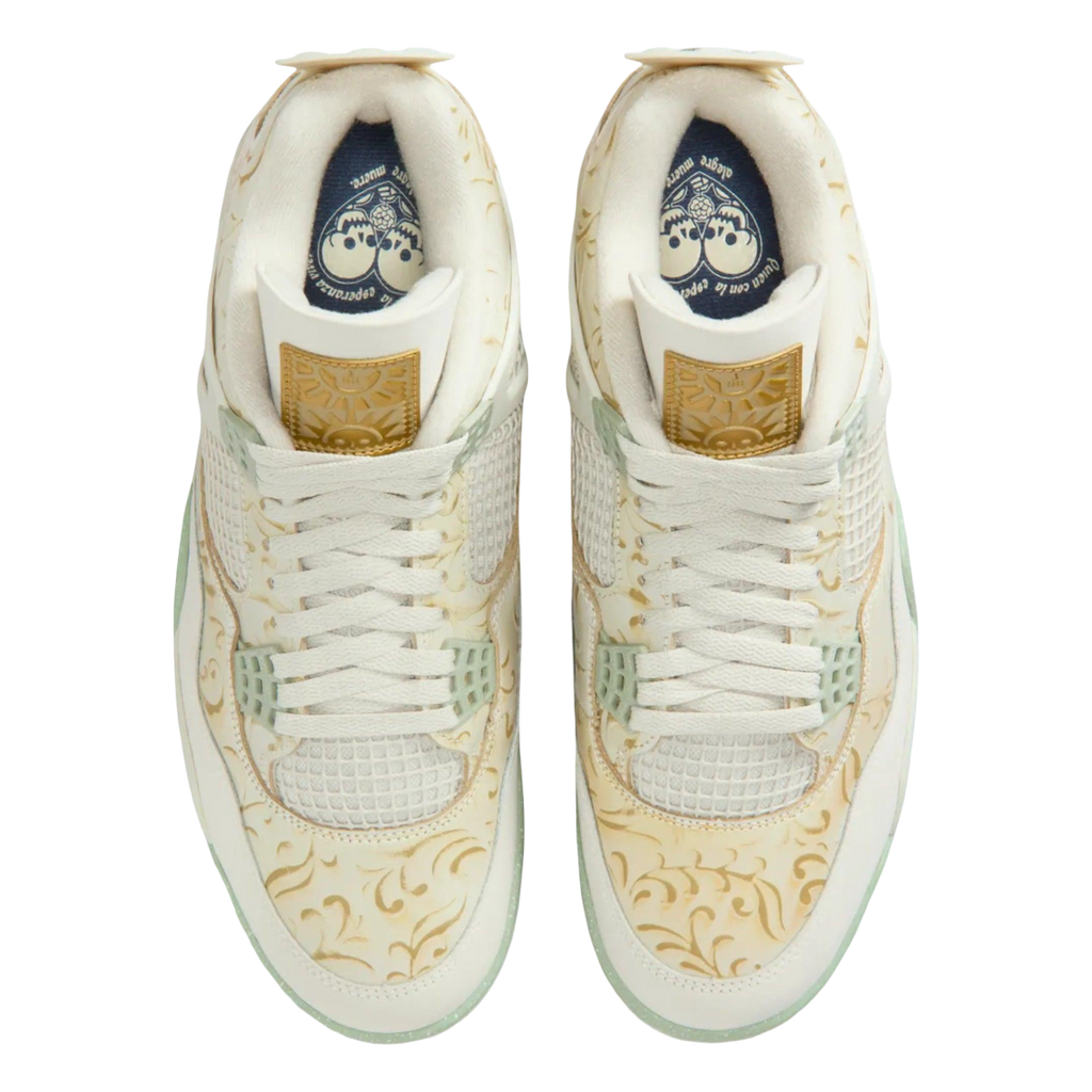 (Men's) Air Jordan 4 Retro SE "Somos Eternos" (2025) [IV6048-001] Sneakers in Beige | FOOT NINJAS {4}
