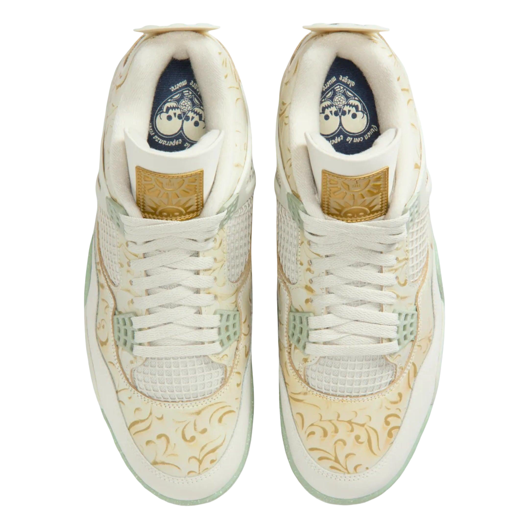 (Men's) Air Jordan 4 Retro SE "Somos Eternos" (2025) [IV6048-001] Sneakers in Beige | FOOT NINJAS {4}
