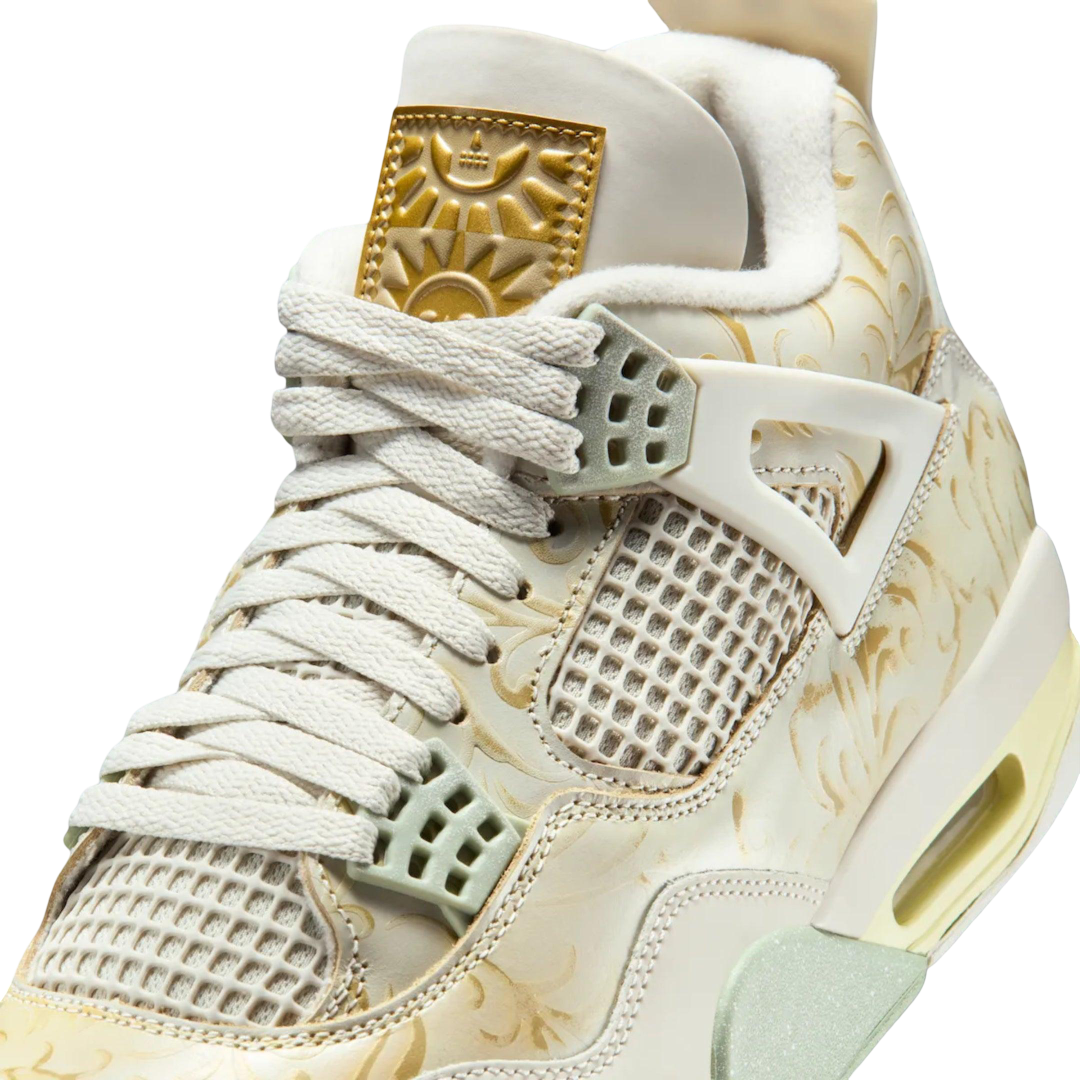 (Men's) Air Jordan 4 Retro SE "Somos Eternos" (2025) [IV6048-001] Sneakers in Beige | FOOT NINJAS {8}