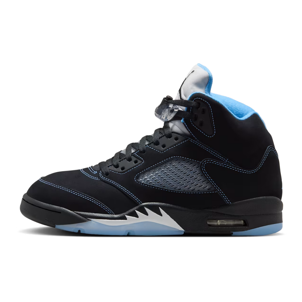 (Men's) Air Jordan 5 Retro "Black Carolina / UNC University Blue" (2026) [DD0587-008] Sneakers in Black | FOOT NINJAS [1]