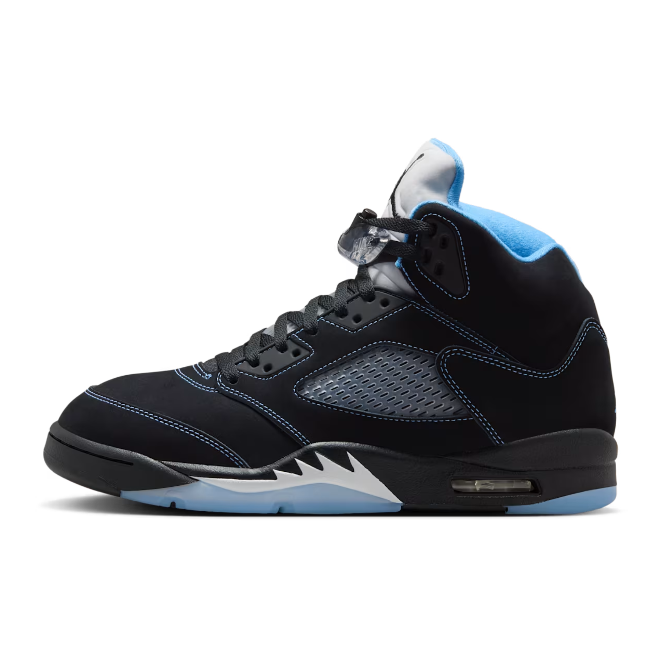 (Men's) Air Jordan 5 Retro "Black Carolina / UNC University Blue" (2026) [DD0587-008] Sneakers in Black | FOOT NINJAS [1]