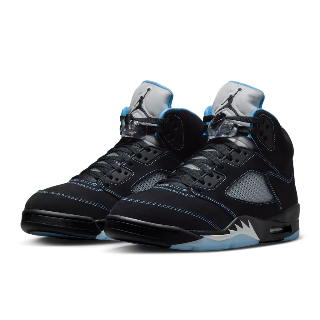 (Men's) Air Jordan 5 Retro "Black Carolina / UNC University Blue" (2026) [DD0587-008] Sneakers in Black | FOOT NINJAS [3]