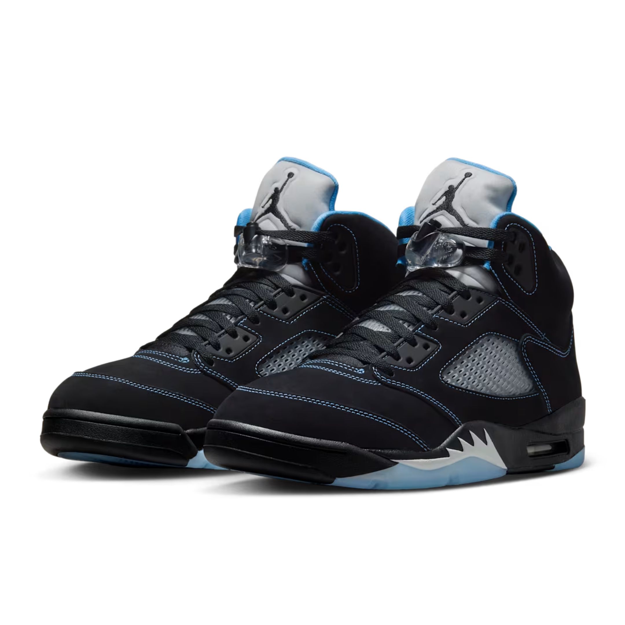 (Men's) Air Jordan 5 Retro "Black Carolina / UNC University Blue" (2026) [DD0587-008] Sneakers in Black | FOOT NINJAS [3]
