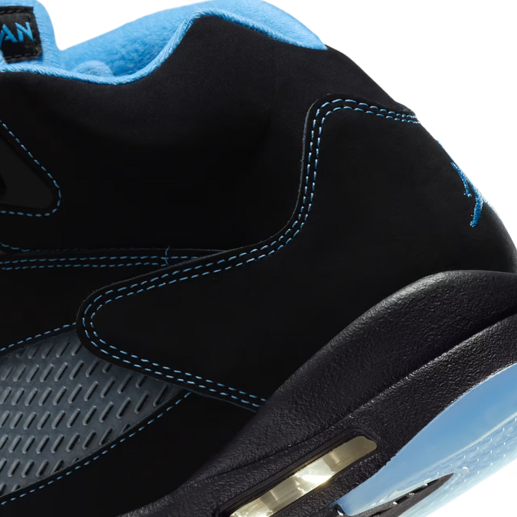 (Men's) Air Jordan 5 Retro "Black Carolina / UNC University Blue" (2026) [DD0587-008] Sneakers in Black | FOOT NINJAS [8]