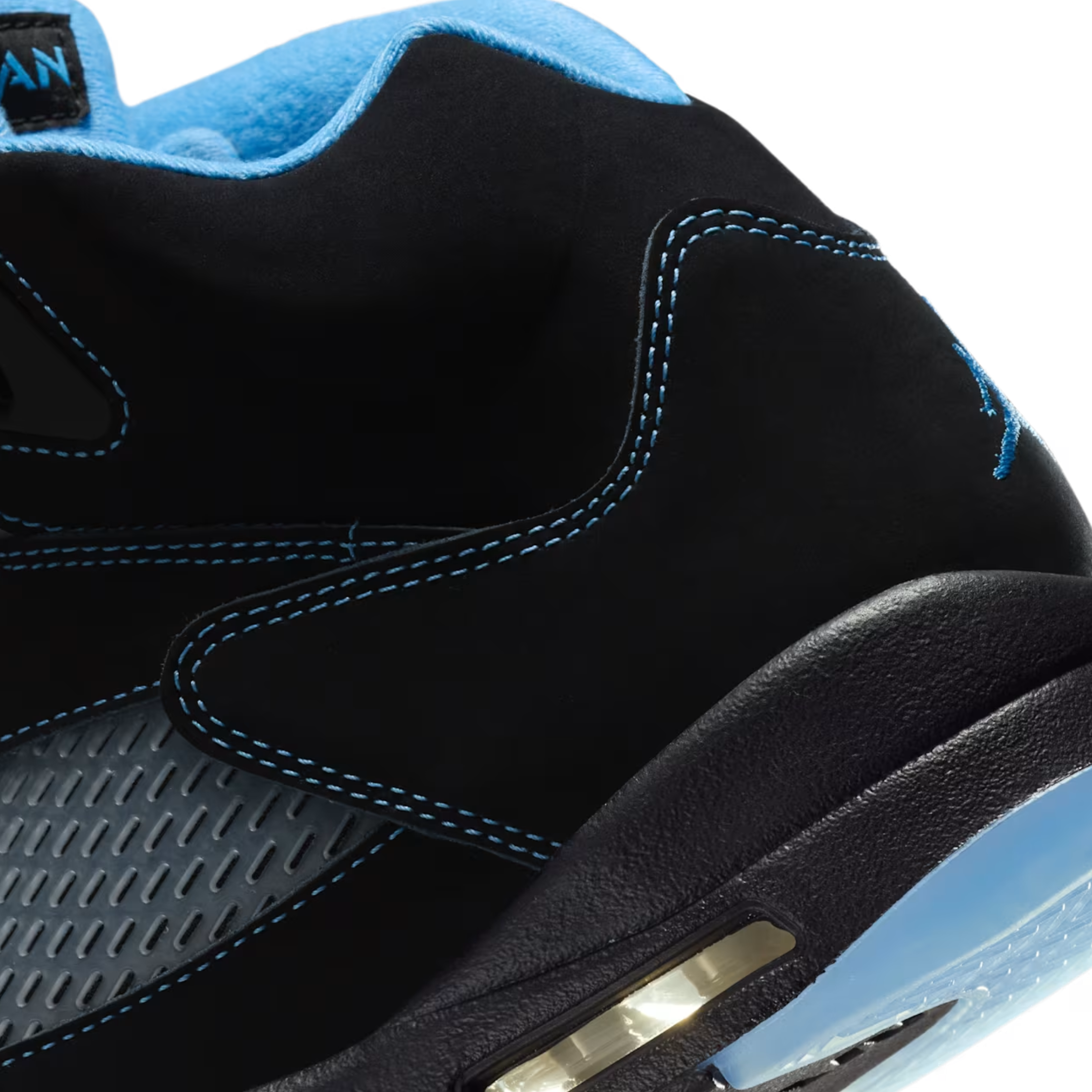 (Men's) Air Jordan 5 Retro "Black Carolina / UNC University Blue" (2026) [DD0587-008] Sneakers in Black | FOOT NINJAS [8]