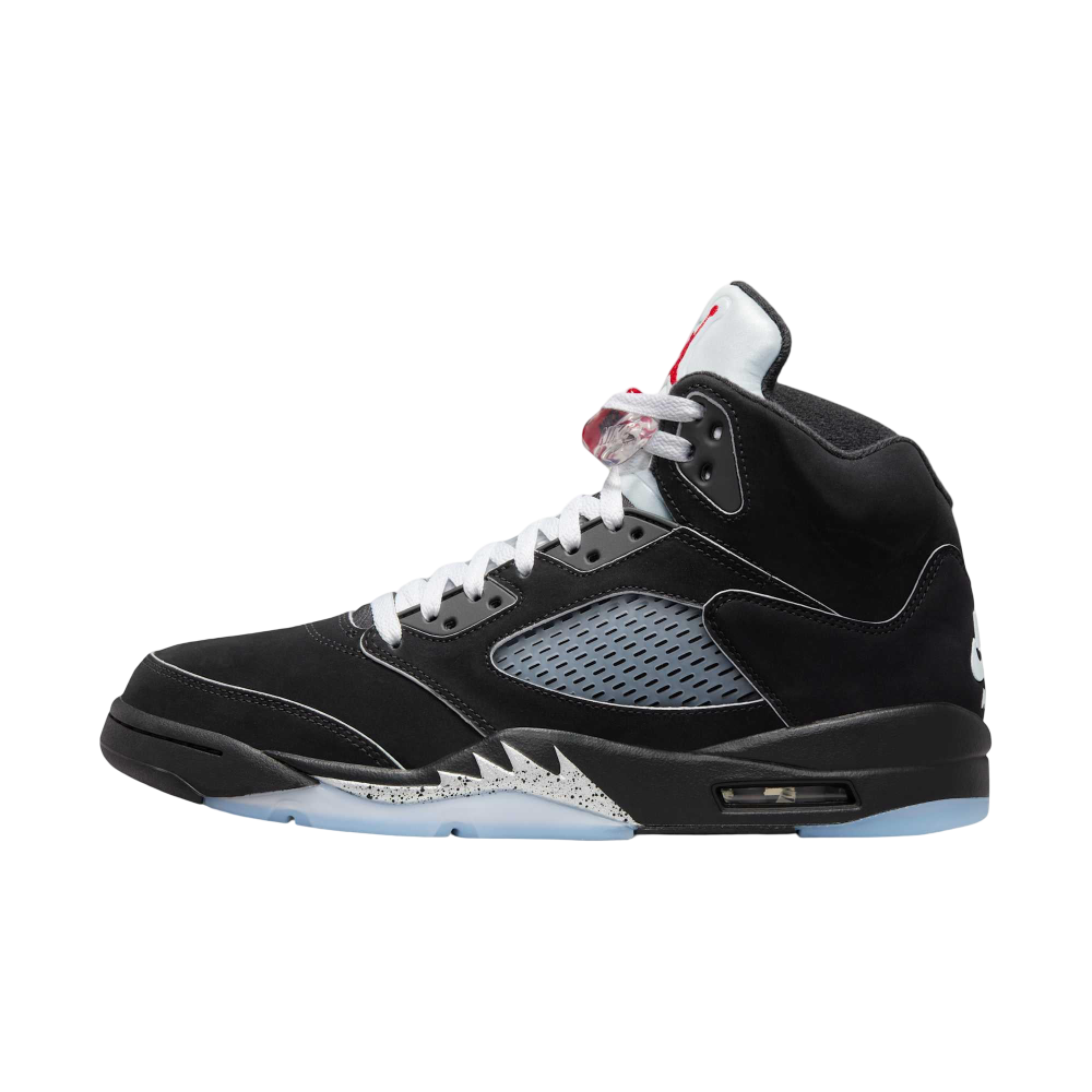 (Men's) Air Jordan 5 Retro "Reimagined Black / Metallic Silver" (2025) [HF3975-001] Sneakers in Black | FOOT NINJAS {1}