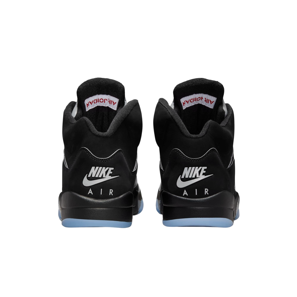 (Men's) Air Jordan 5 Retro "Reimagined Black / Metallic Silver" (2025) [HF3975-001] Sneakers in Black | FOOT NINJAS {5}