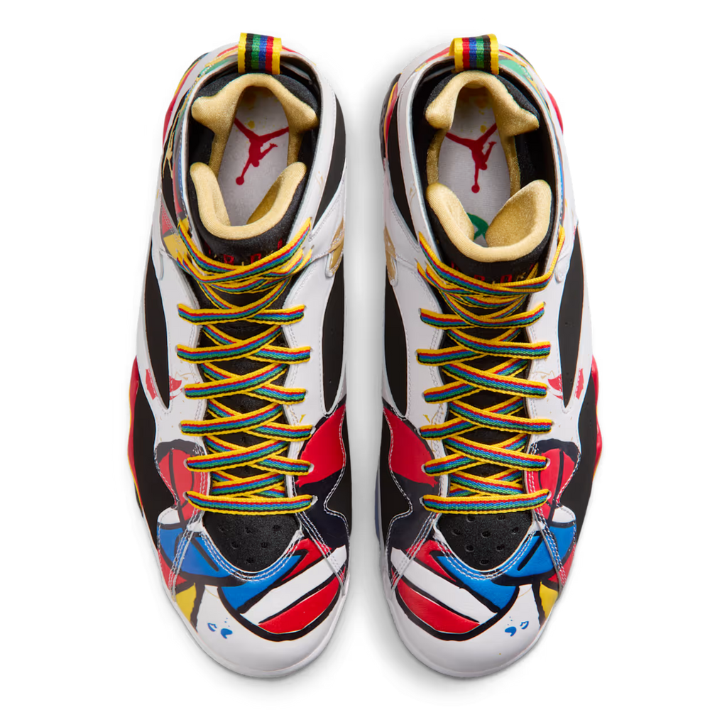 (Men's) Air Jordan 7 Retro "Miro / Olympic" (2026) [IQ6573-100] Sneakers in Multicolor | FOOT NINJAS [4]