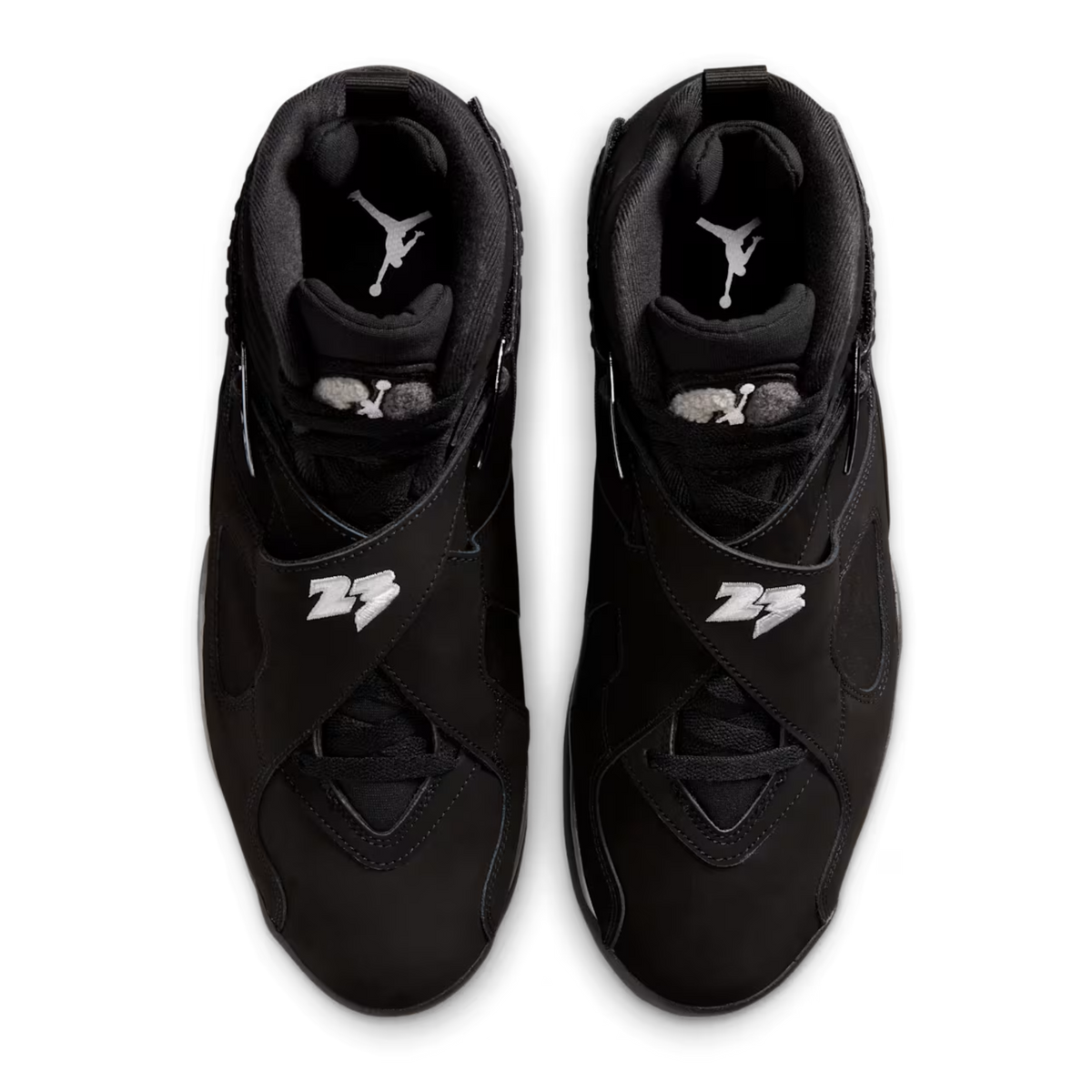 (Men's) Air Jordan 8 Retro "Chrome" (2026) [305381-007] Sneakers in Black | FOOT NINJAS {4}