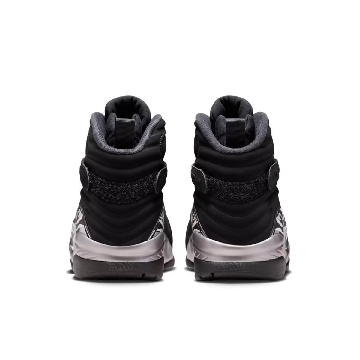 (Men's) Air Jordan 8 Retro "Chrome" (2026) [305381-007] Sneakers in Black | FOOT NINJAS {5}