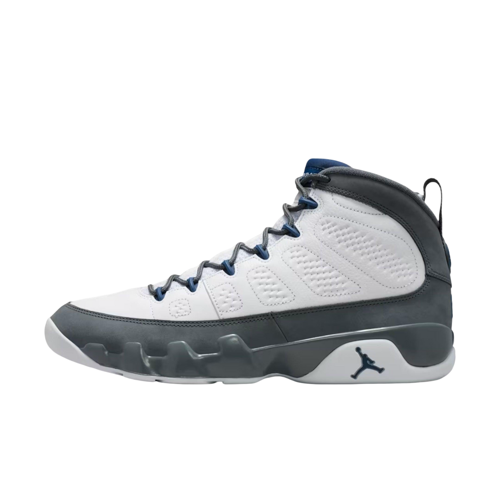 (Men's) Air Jordan 9 Retro "Flint Grey / French Blue" (2026) [HV4794-100] Sneakers in Grey | FOOT NINJAS {1}