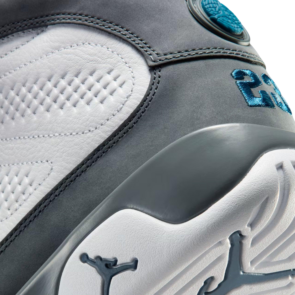 (Men's) Air Jordan 9 Retro "Flint Grey / French Blue" (2026) [HV4794-100] Sneakers in Grey | FOOT NINJAS {8}