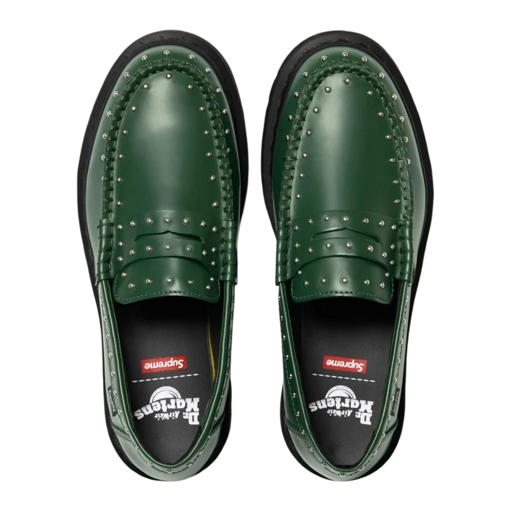 (Men's) Dr. Martens x Supreme Airwair Studded Penton Loafer "Green" (2025) Sneakers in Green | FOOT NINJAS {3}