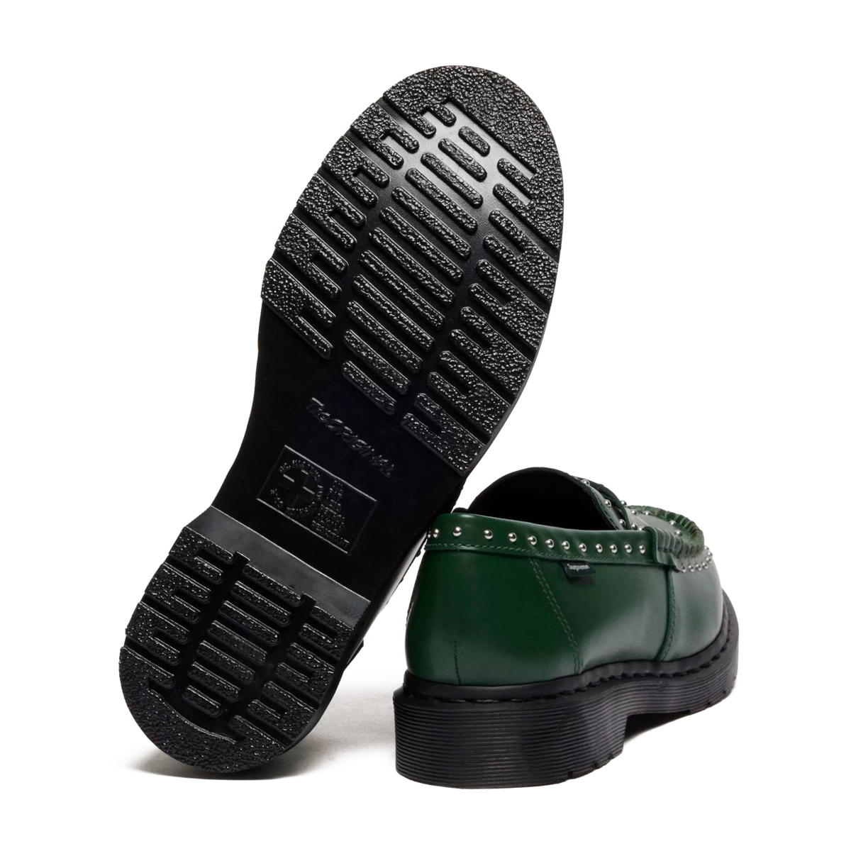 (Men's) Dr. Martens x Supreme Airwair Studded Penton Loafer "Green" (2025) Sneakers in Green | FOOT NINJAS {5}
