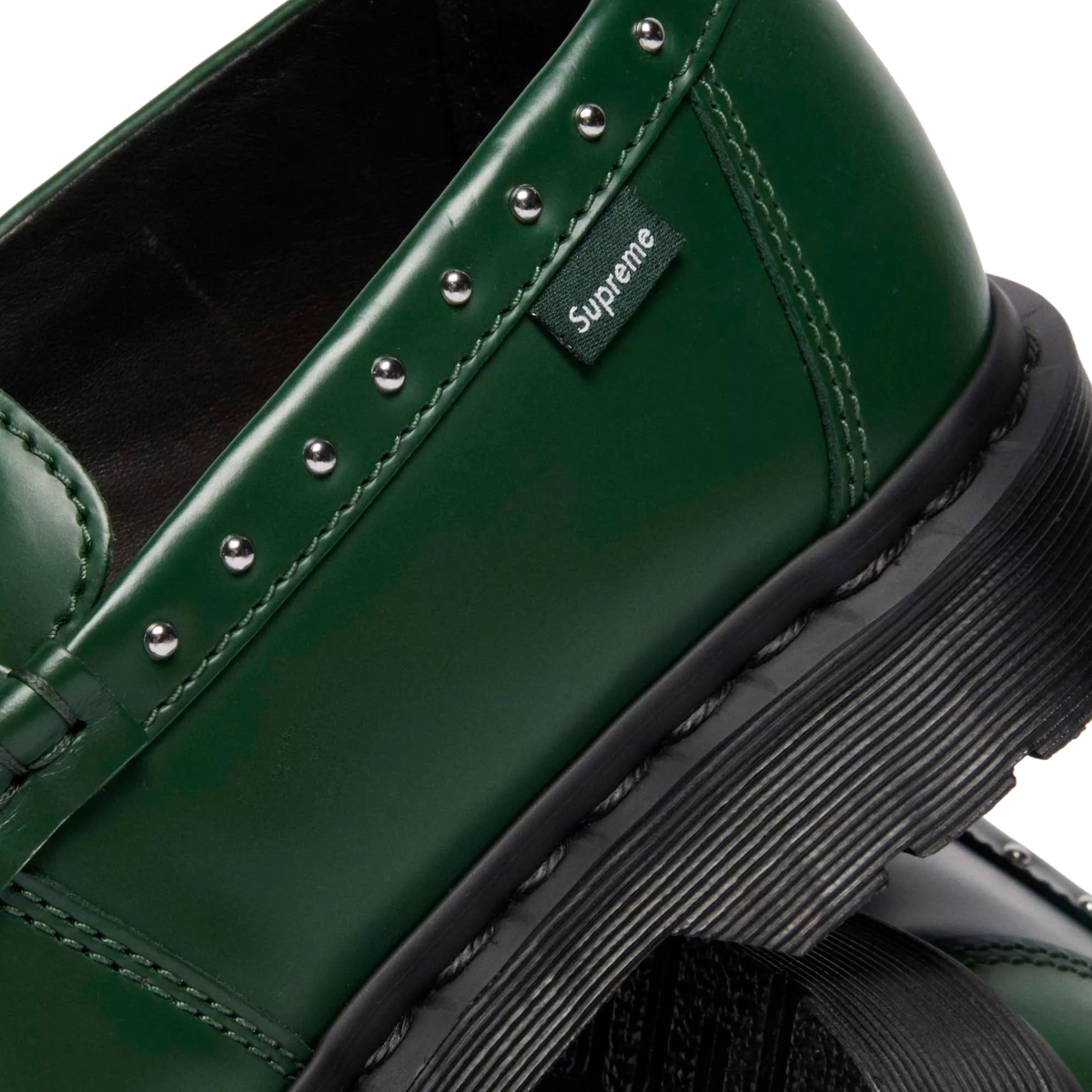(Men's) Dr. Martens x Supreme Airwair Studded Penton Loafer "Green" (2025) Sneakers in Green | FOOT NINJAS {7}