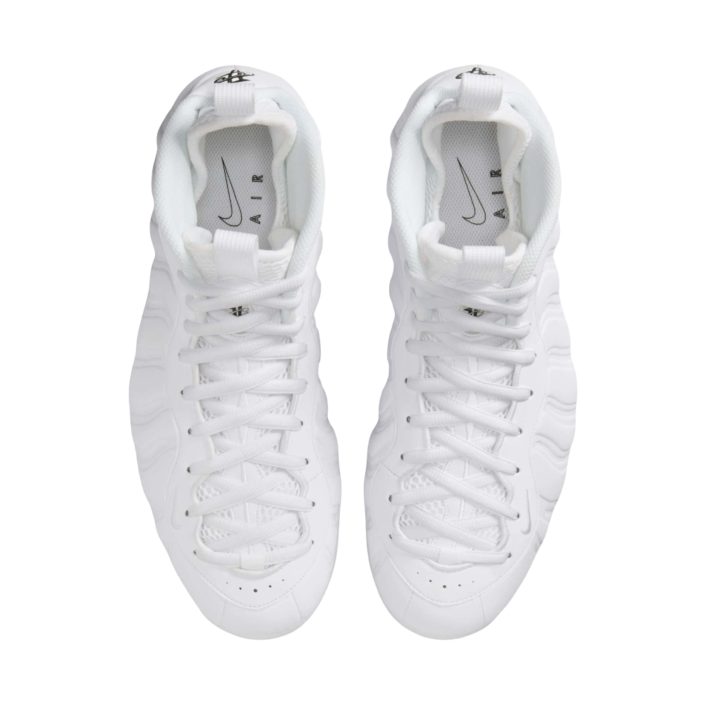 (Men's) Nike Air Foamposite One "Triple White" (2025) [HJ5195-100] Sneakers in White | FOOT NINJAS {4}