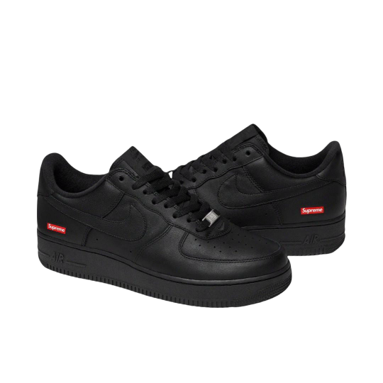 (Men's) Nike Air Force 1 Low SP x Supreme 'Box Logo' Black [CU9225-001] Sneakers in Black | FOOT NINJAS {2}