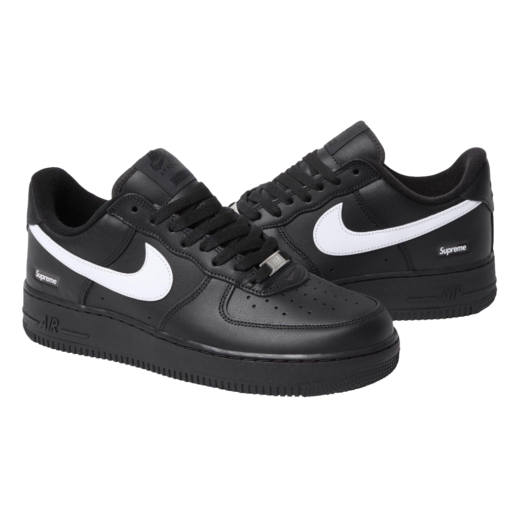 (Men's) Nike Air Force 1 Low SP x Supreme "Box Logo" Black / White (2025) [CU9225-002] Sneakers in Black | FOOT NINJAS {2}