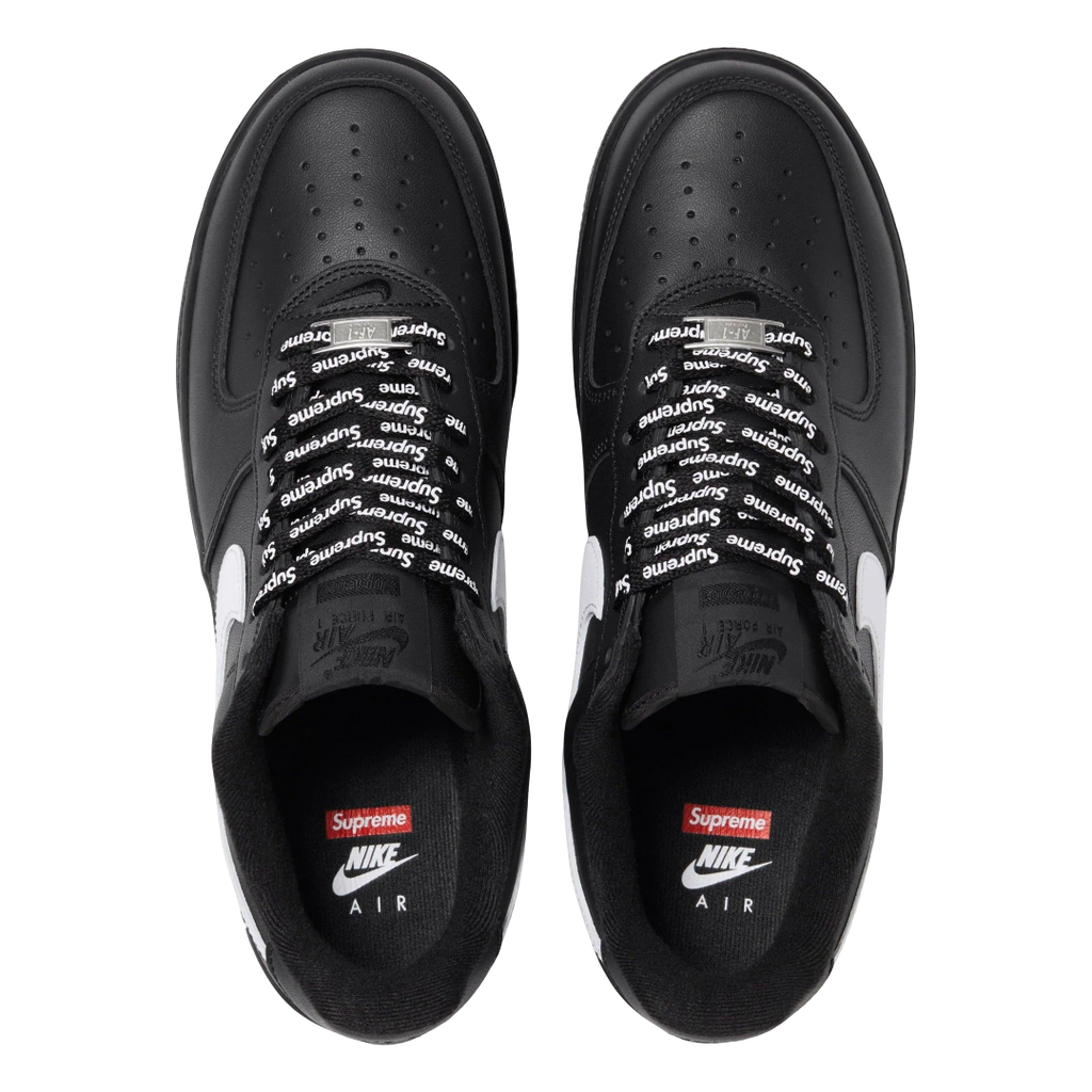 (Men's) Nike Air Force 1 Low SP x Supreme "Box Logo" Black / White (2025) [CU9225-002] Sneakers in Black | FOOT NINJAS {3}