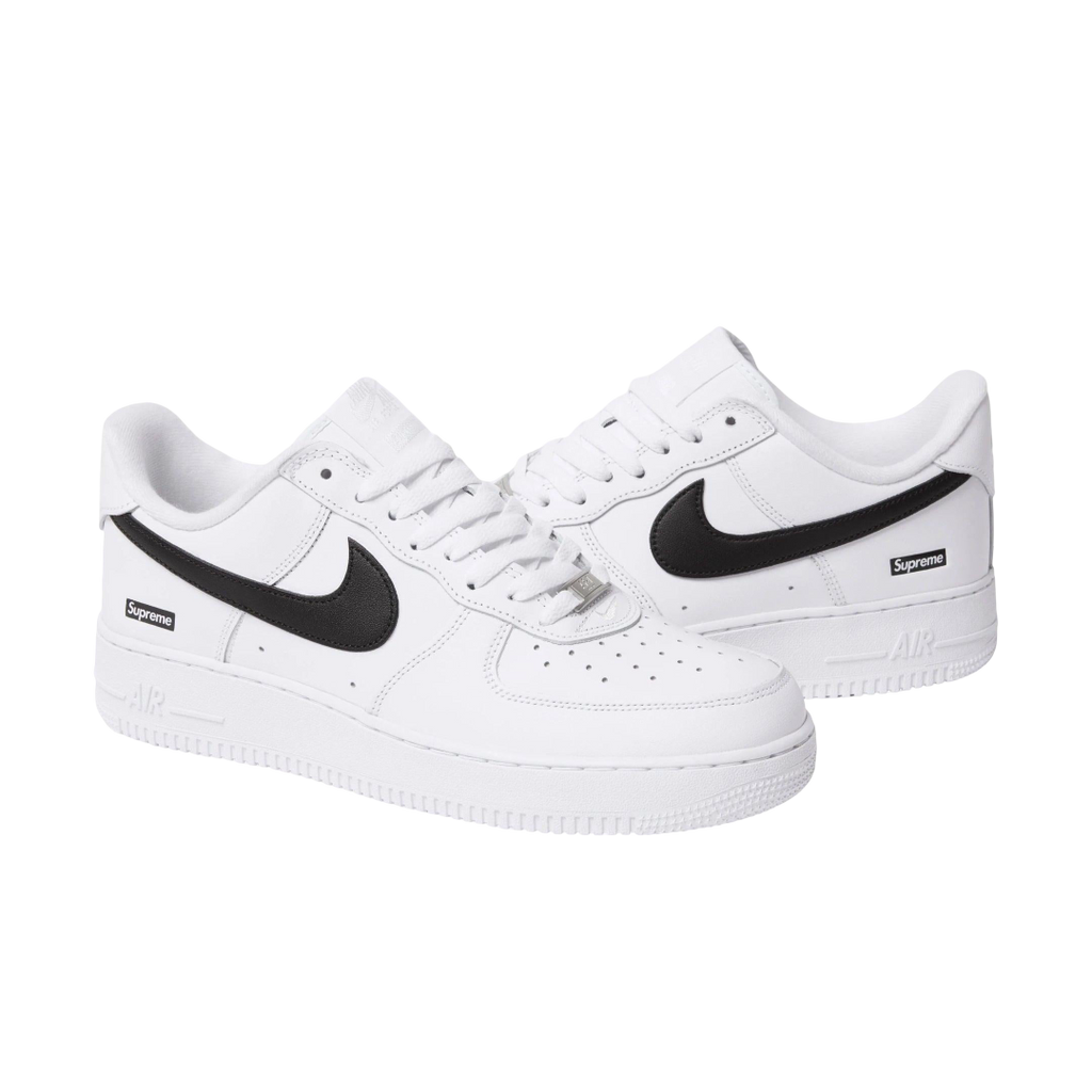 (Men's) Nike Air Force 1 Low SP x Supreme "Box Logo" White / Black (2025) [CU9225-102] Sneakers in White | FOOT NINJAS {2}